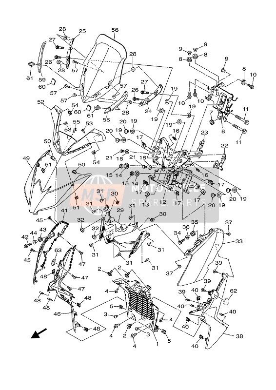 Yamaha XMAX 300 2020 WINDSHIELD for a 2020 Yamaha XMAX 300